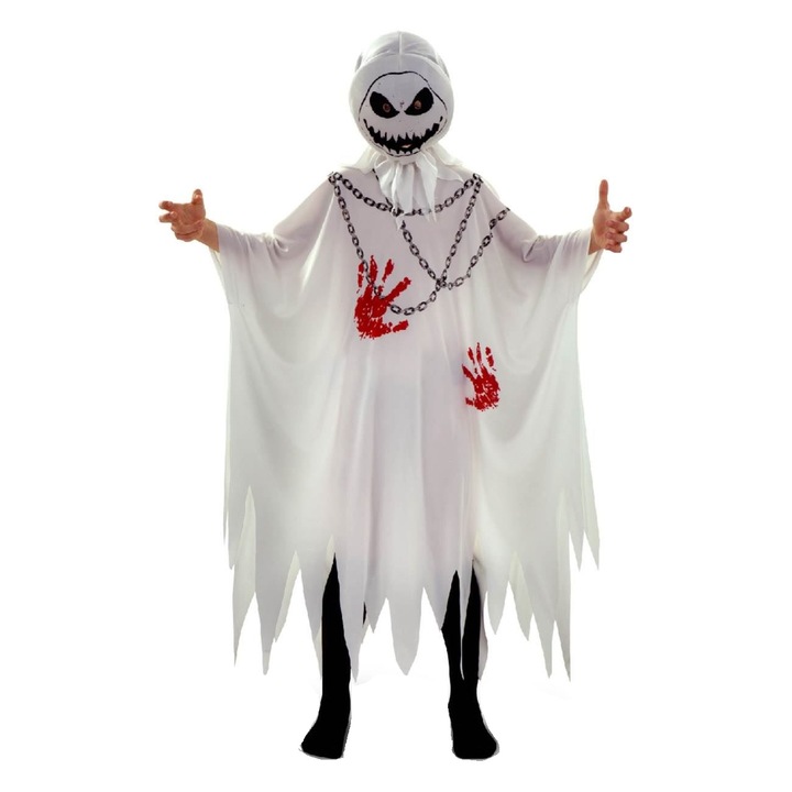 ATS Ijesztő szellem jelmez gyerekeknek, 6 éves méret, Halloween