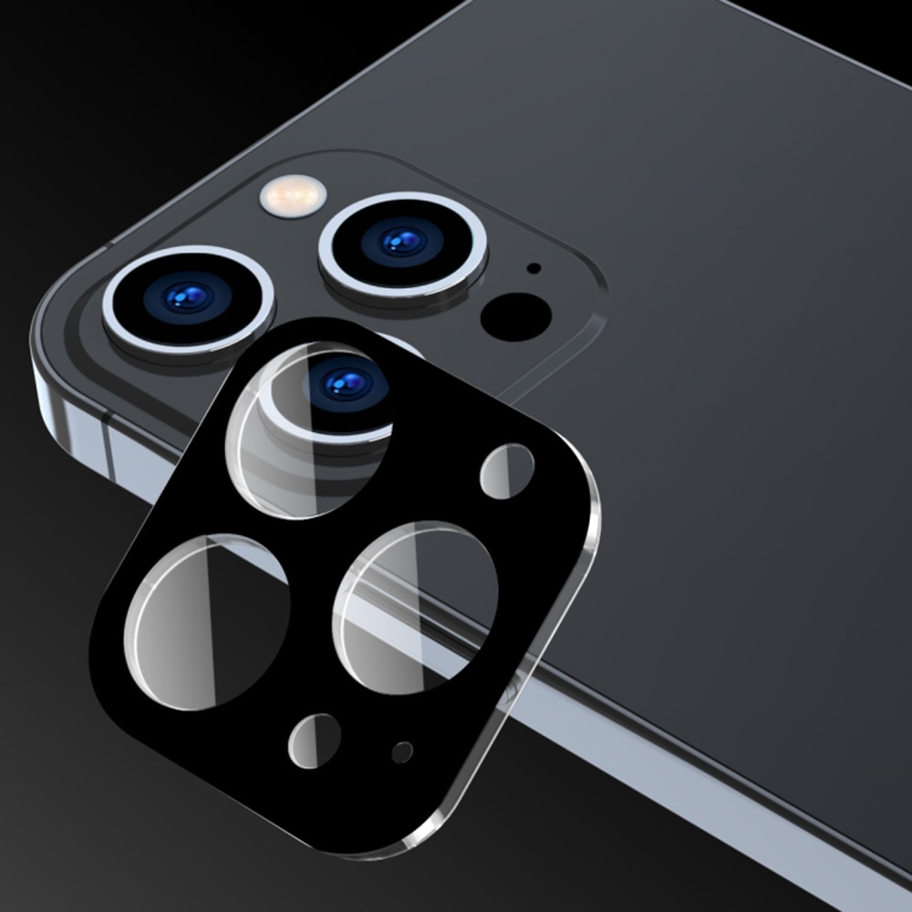 Folie Armour Shield pentru camera iPhone 15 Pro/15 Pro Max, Ergonomic, Full Camera Glass, Q289