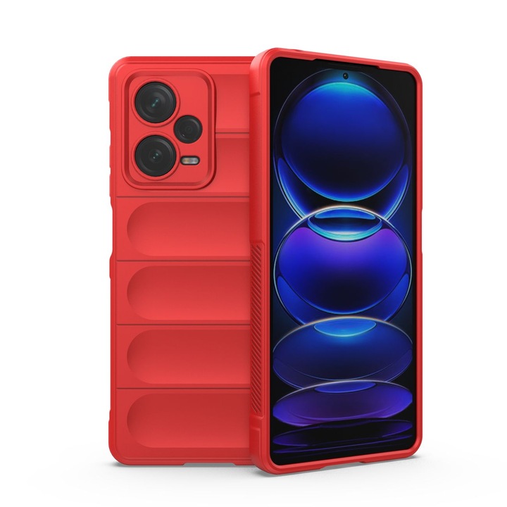 Кейс Magic Shield за Xiaomi Redmi Note 12 Pro+, червен
