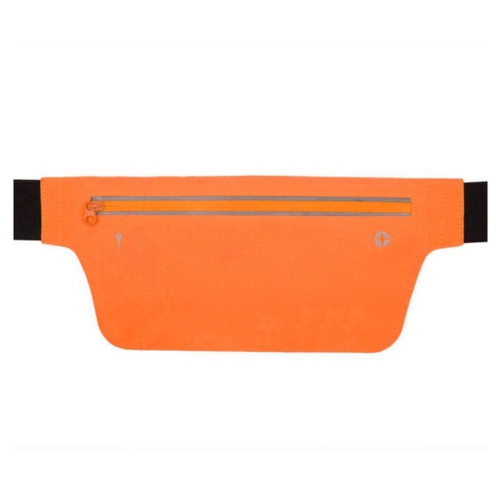 Ultravékony, vízálló, fényvisszaverő sporttáska, bel- és kültéri tevékenységekhez, fekete