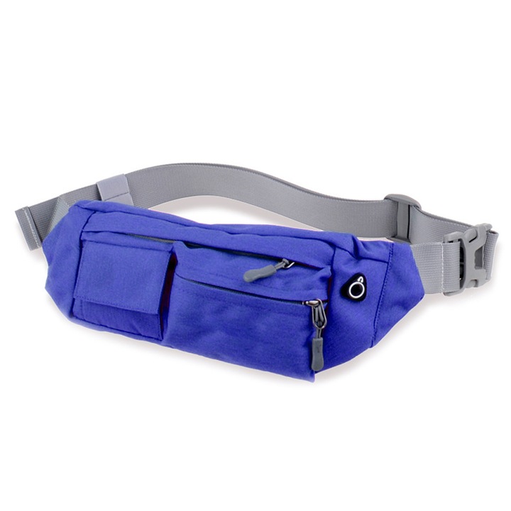 Vízálló sporttáska, kis méretű, futáshoz, túrázáshoz, fekete színű