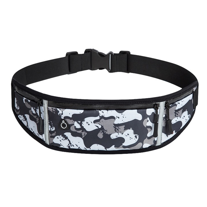 Futóöv deréktáska, állítható rugalmas pánt túrafelszerelés maratonra férfiaknak és nőknek