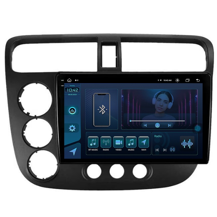 Navigatie Autodrop Honda Civic (1998-2005), Android 13, X-Octacore, 8GB RAM, 256GB ROM, 9.25 Inch - AD-BGX9008, AD-BGRKIT018