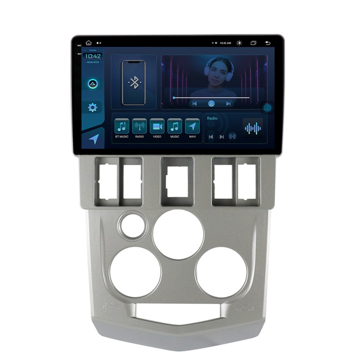 Navigatie Autodrop Dacia Logan PH1 (2004-2009), Android 13, X-Octacore, 8GB RAM, 256GB ROM, 9.5 Inch - AD-BGX9008, AD-BGRKIT368