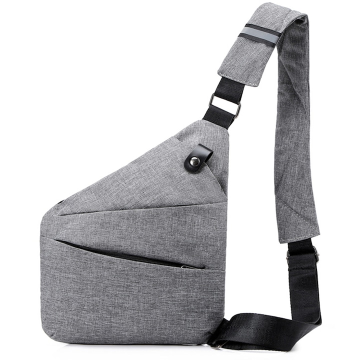 Rucsac Cozevdnt pentru barbati, impermeabil, anti-furt, pentru sport, gri