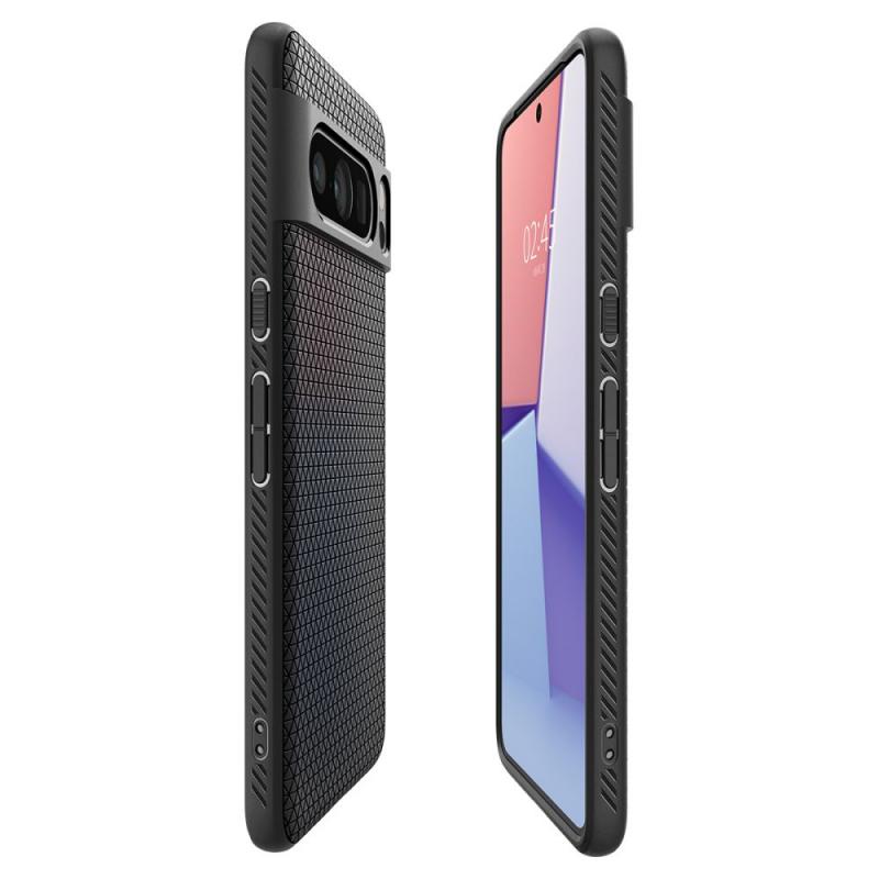 Carcasa Spigen Liquid Air compatibila cu Google Pixel 8 Pro Matte Black