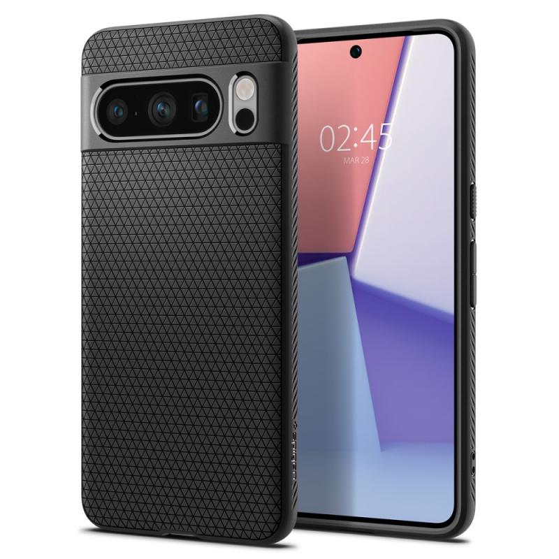 Carcasa Spigen Liquid Air compatibila cu Google Pixel 8 Pro Matte Black