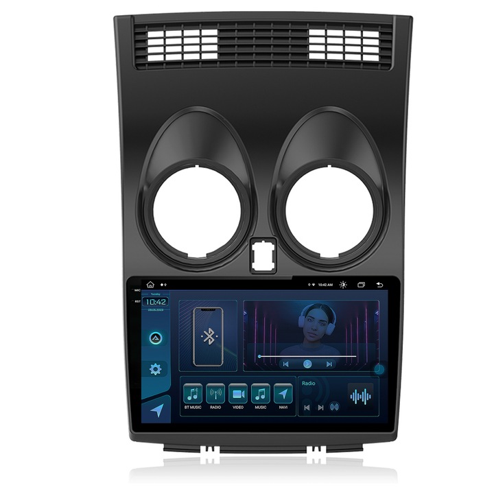 Navigatie Autodrop Nissan Qashqai (2006-2014), Android 13, X-Octacore, 8GB RAM, 256GB ROM, 9.5 Inch - AD-BGX9008, AD-BGRKIT161