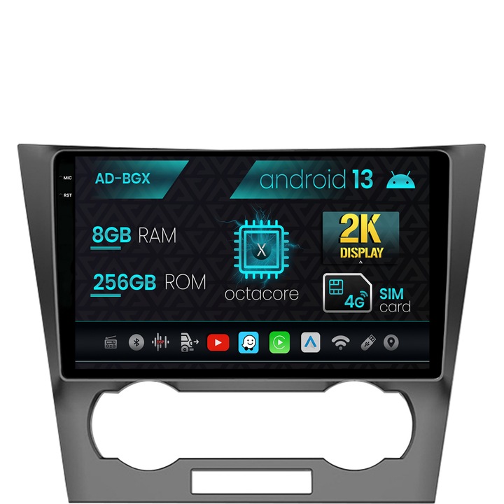 Navigatie Autodrop Chevrolet Epica (2006-2012), Android 13, X-Octacore, 8GB RAM, 256GB ROM, 9.5 Inch - AD-BGX9008, AD-BGRKIT242