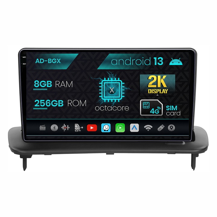 Navigatie Autodrop Volvo C40 C30 S40 C70 V50 (2004-2012), Android 13, X-Octacore, 8GB RAM, 256GB ROM, 9.5 Inch - AD-BGX9008, AD-BGRKIT403