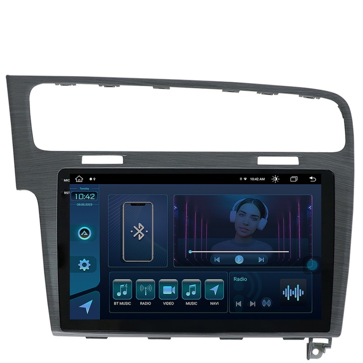 Navigatie Autodrop Volkswagen GOLF 7, Android 13, X-Octacore, 8GB RAM, 256GB ROM, 10.36 Inch - AD-BGX10008, AD-BGRKIT023A