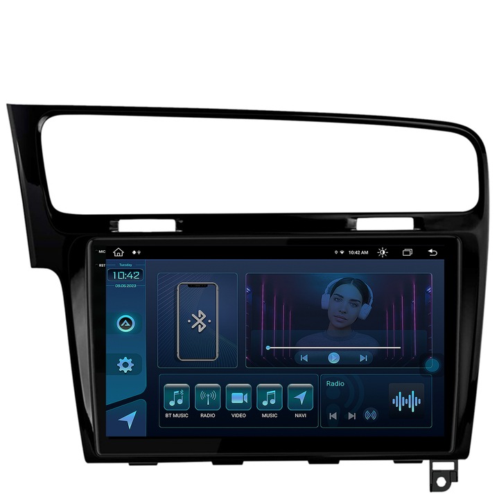 Navigatie Autodrop Volkswagen GOLF 7, Android 13, X-Octacore, 8GB RAM, 256GB ROM, 10.36 Inch - AD-BGX10008, AD-BGRKIT023B