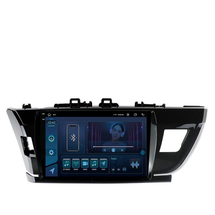 Navigatie Autodrop Toyota Corolla (2012-2016), Android 13, X-Octacore, 8GB RAM, 256GB ROM, 10.36 Inch - AD-BGX10008, AD-BGRKIT058