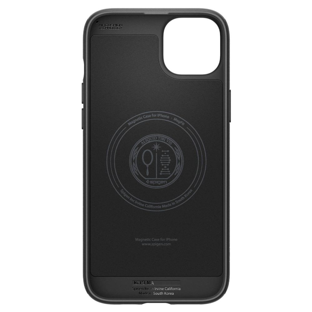 Husa pentru iPhone 15, Spigen Mag Armor, Matte Black