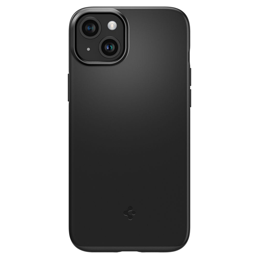 Husa pentru iPhone 15, Spigen Thin Fit, Black