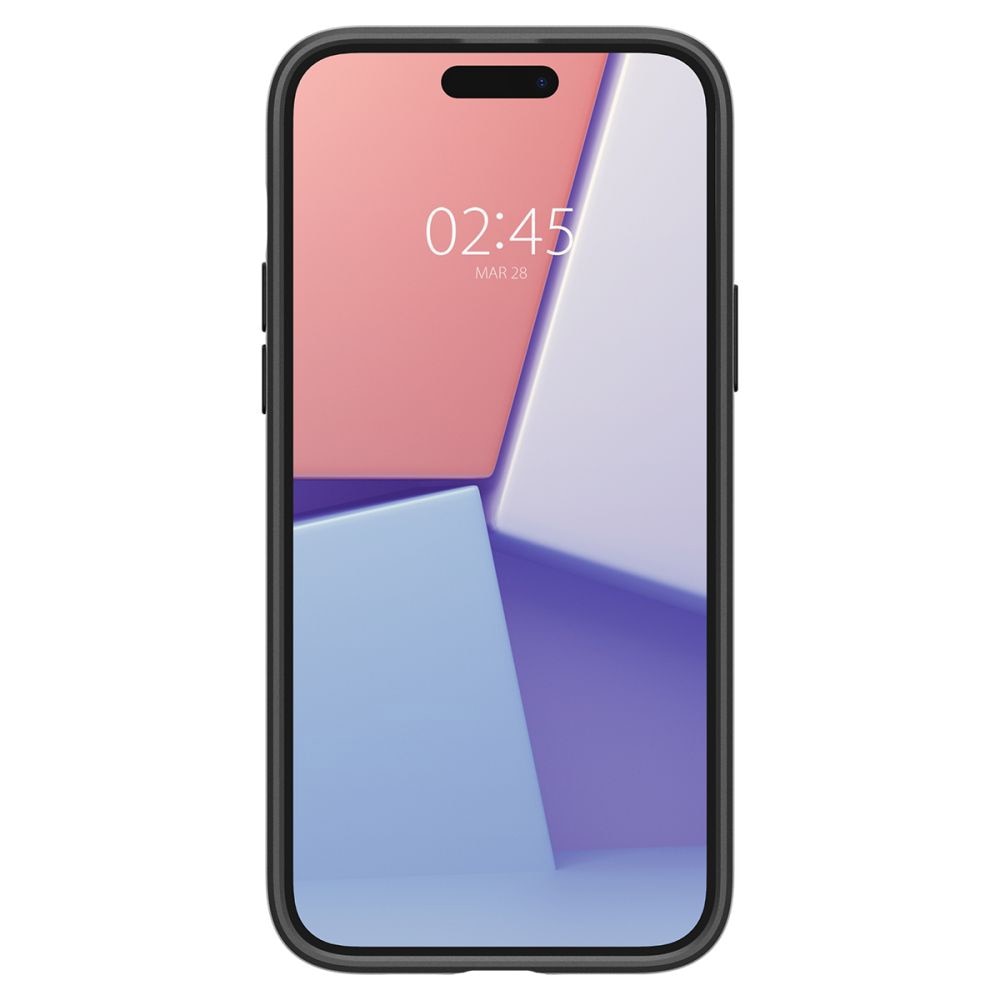 Husa pentru iPhone 15, Spigen Thin Fit, Black