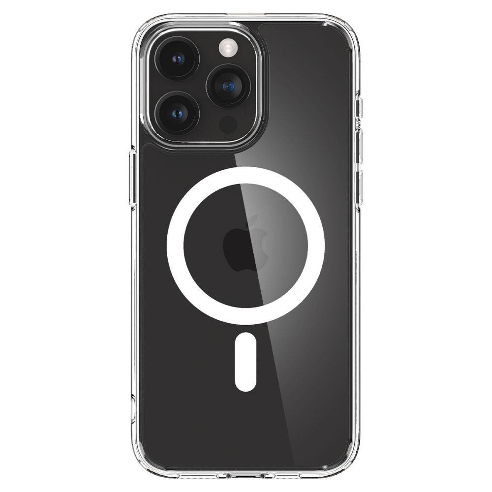Husa pentru iPhone 15 Pro - Spigen Ultra Hybrid MagSafe - Frost Clear