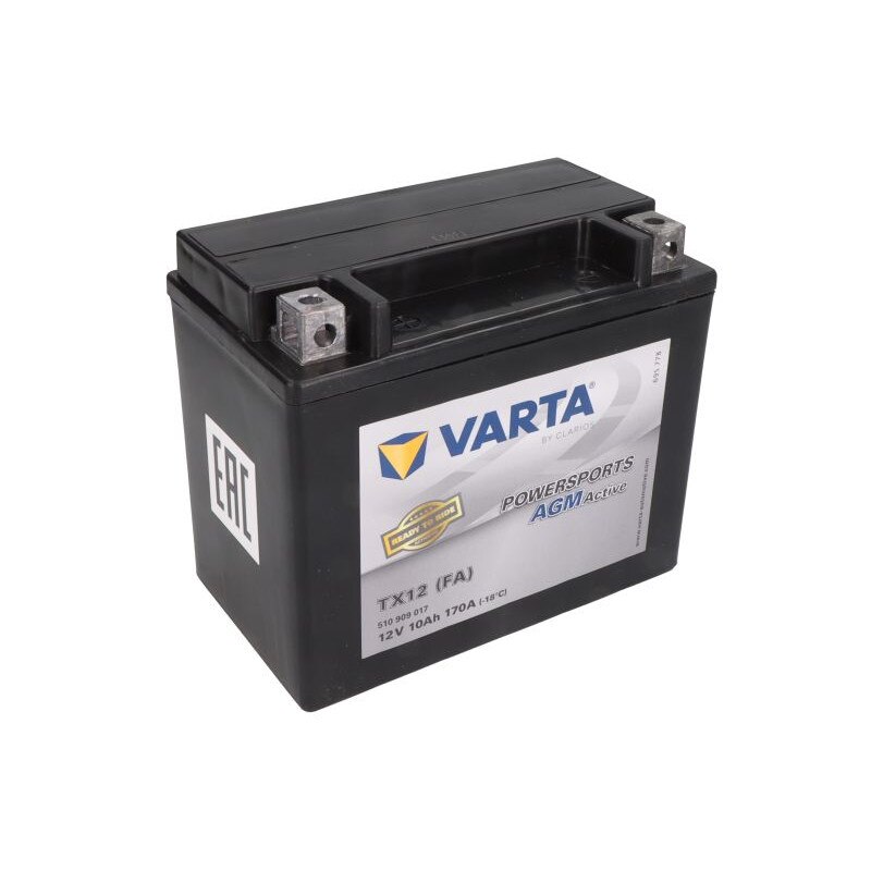 Batterie Ab 12V Aprilia Atlantic 500 06- CBTX12-FA YTX12-BS Gel Ready