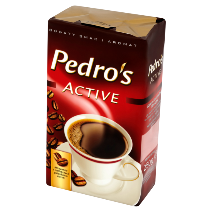 Őrölt kávé, Pedro's Active, 250 g