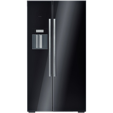 Side by side ColorGlass No Frost Bosch KAD62S51,capacitate 528 litri,clasa A+,sticla neagra