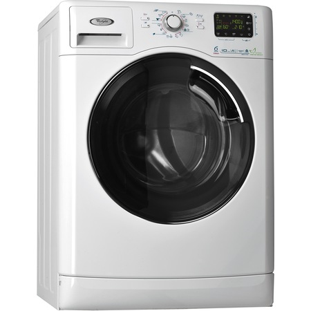 Masina de spalat rufe 6th Sense Colours Whirlpool AWOE10142, 1400 RPM, 10 kg, Clasa A+++, Display LCD, Alb