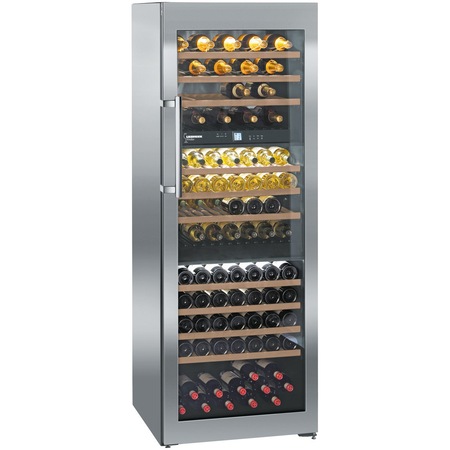 Vitrina de vinuri Liebherr WTes 5872 505 l 178 sticle Clasa G H 192 cm Inox