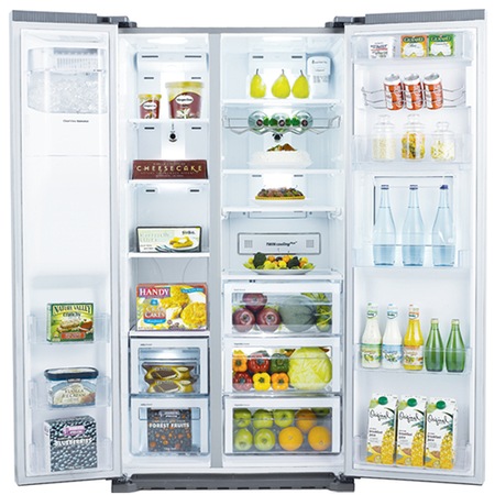 Side by side Samsung RS61781GDSL, 615 l, Clasa A++, Full No Frost, H 178 cm, Inox
