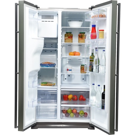 Side by side Samsung RS7577THCSP, 530 l, Clasa A+,Full No Frost, H 179 cm, Inox