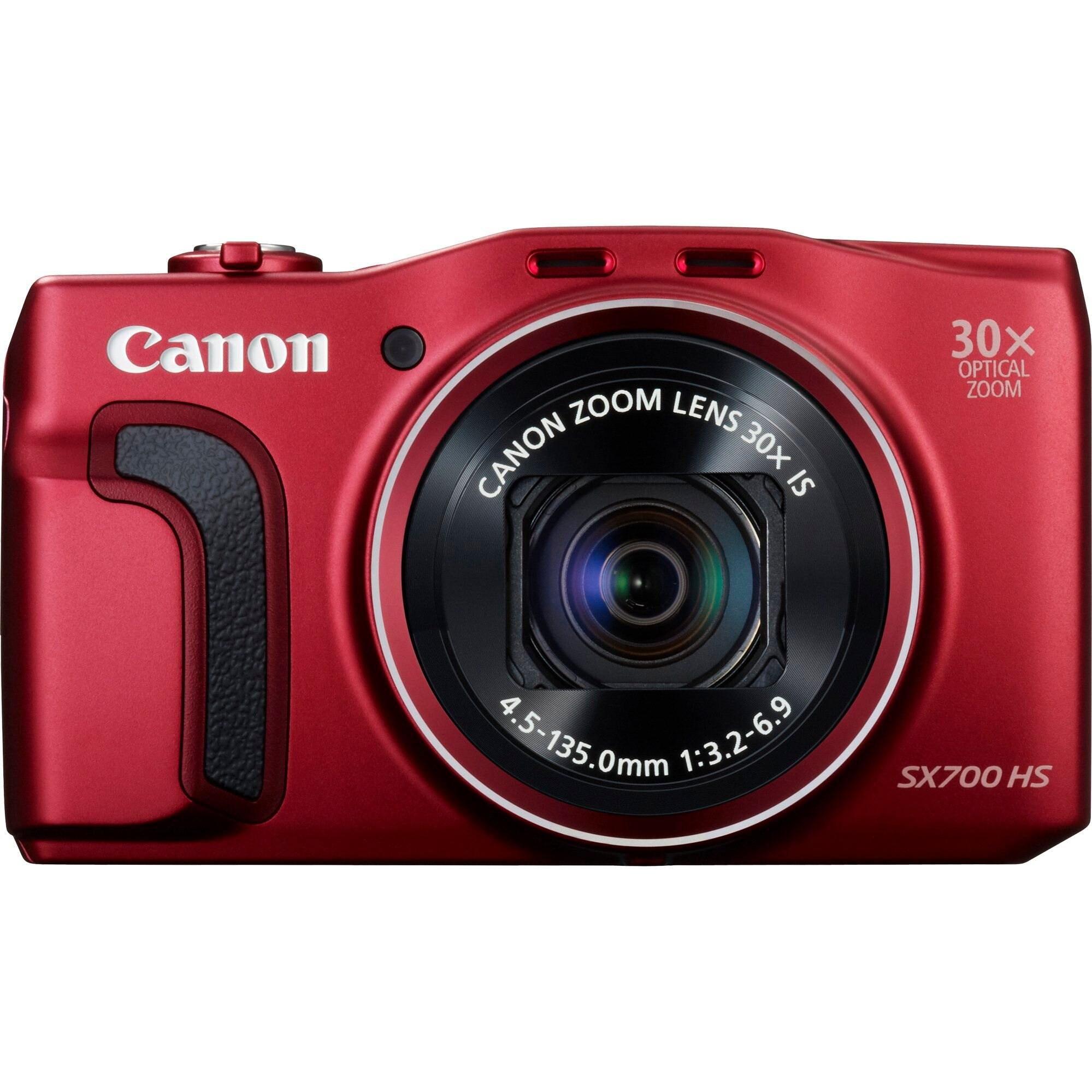 Canon PowerShot SX700 HS レッド Aparat foto digital Canon PowerShot SX700 HS, 16.1MP, Red - eMAG.ro