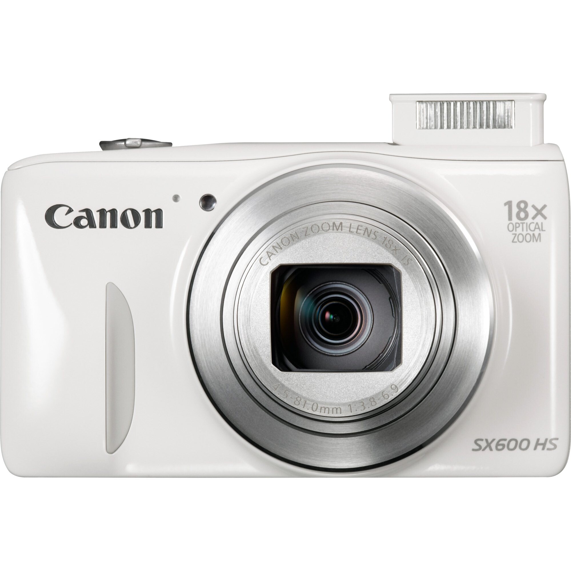 デジタルカメラ Canon Power Shot SX600 HS 16mp 18x white Aparat foto digital Canon PowerShot SX600 HS, 16MP, White - eMAG.ro