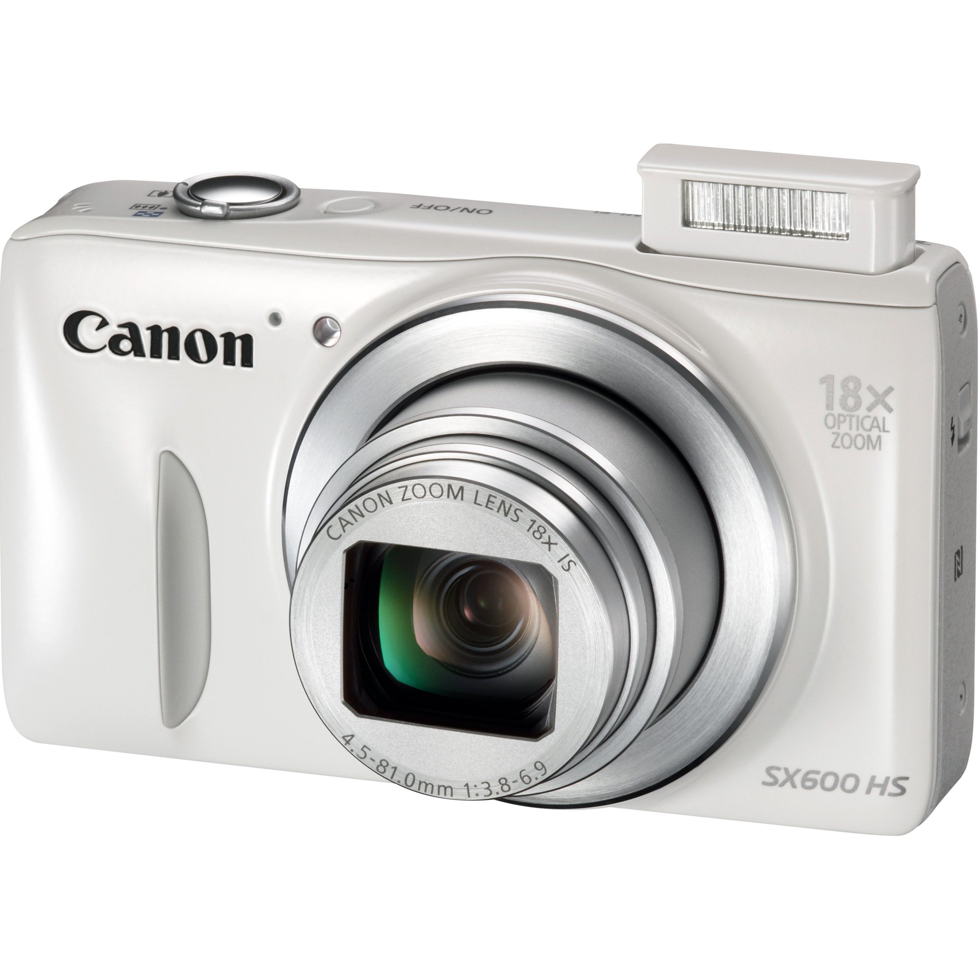 Canon PowerShot SX600 HS ホワイト Aparat foto digital Canon PowerShot SX600 HS, 16MP, White - eMAG.ro