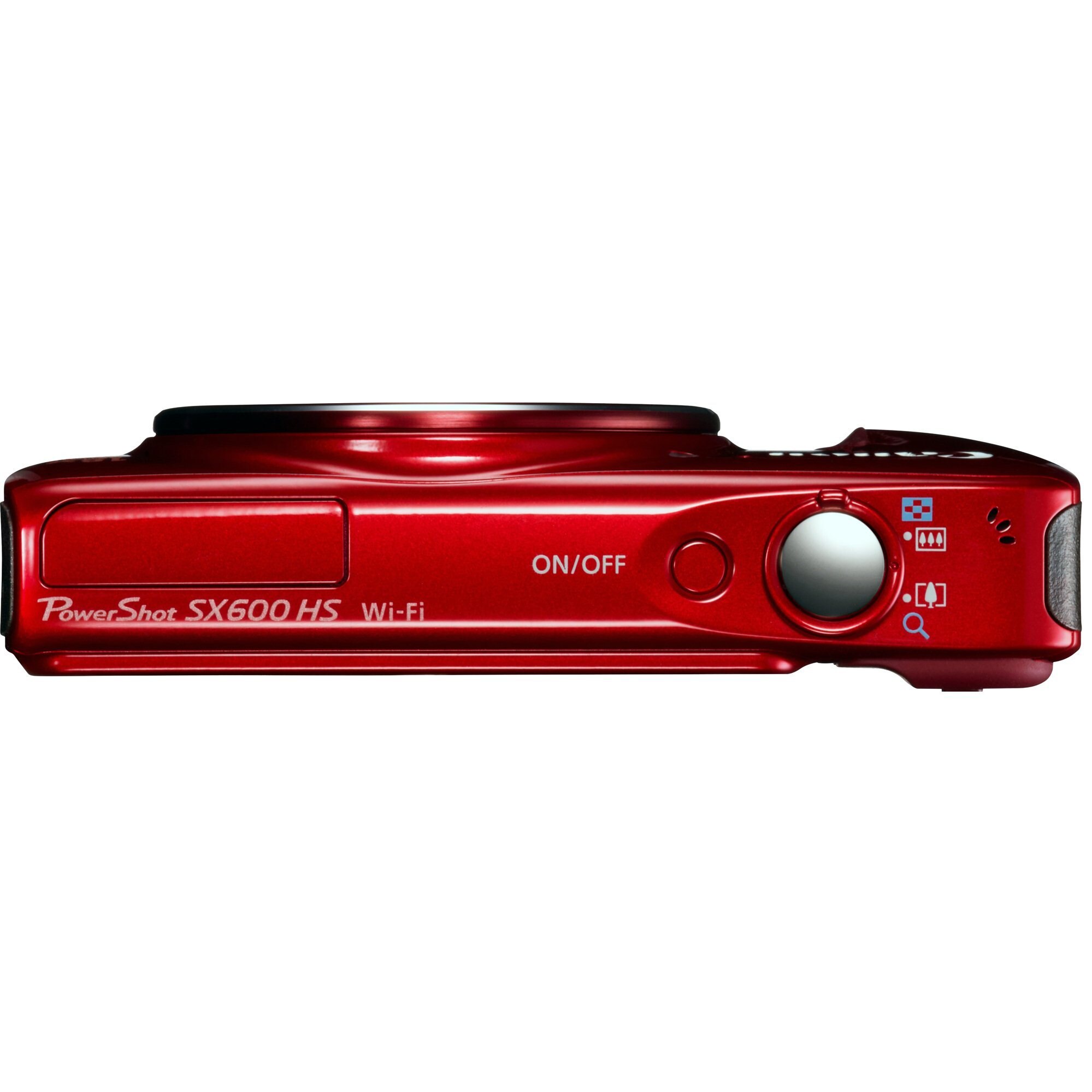 Aparat foto digital Canon PowerShot SX600 HS, 16MP, Red - eMAG.ro
