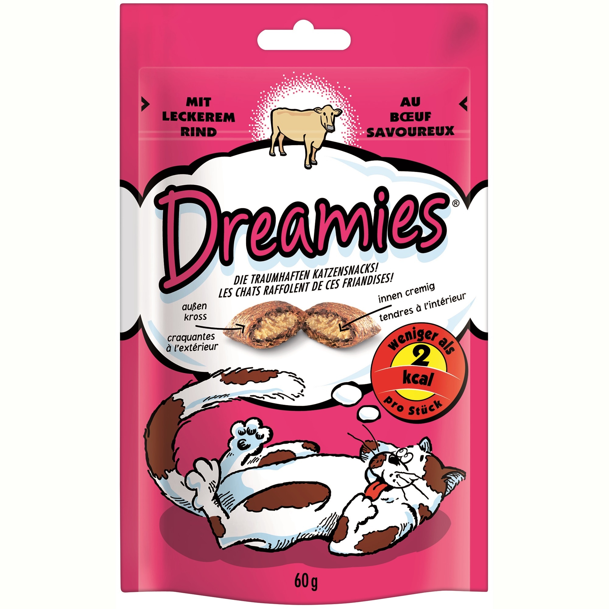 Recompense pentru pisici Dreamies, Vita, 60g