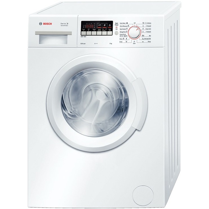 Masina de spalat rufe Bosch WAB24262BY, 6 kg, 1200 RPM, Clasa A+++, Alb