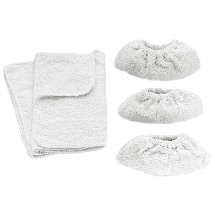 Комплект хавлиени кърпи Karcher: Кърпи за под, 2 бр. + Кърпа за ръчни дюзи, 3 бр.