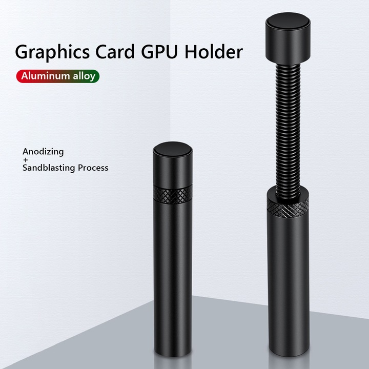 Suport Placa Video, GPU Support Extensibil 73mm-120mm, Telescopic, Ajustabil, UNDERSHOP®