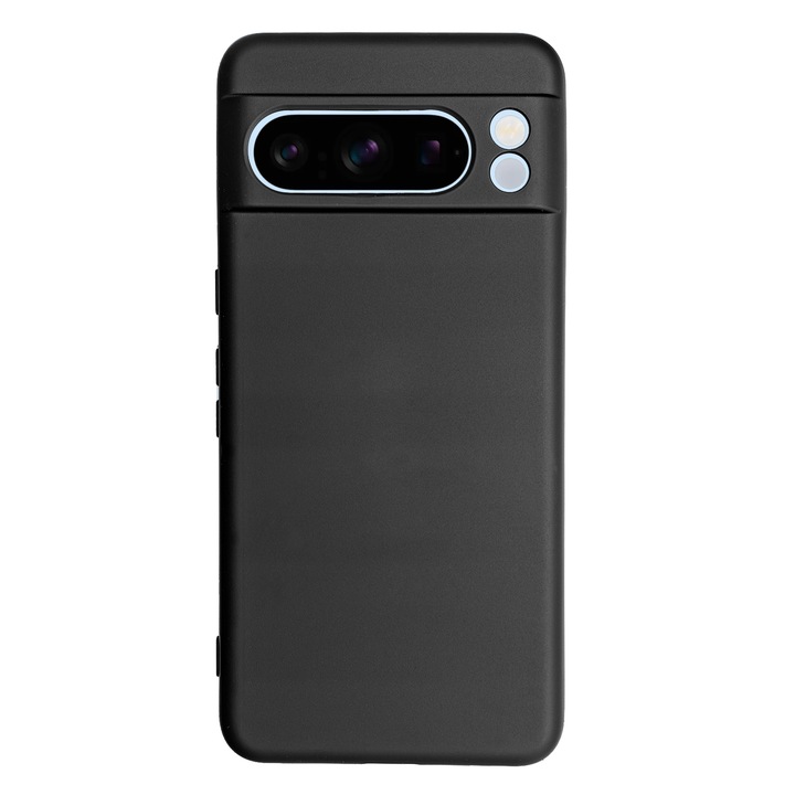 SILKASE tok Google Pixel 8 Pro telefonhoz, puha szilikon, fekete színű