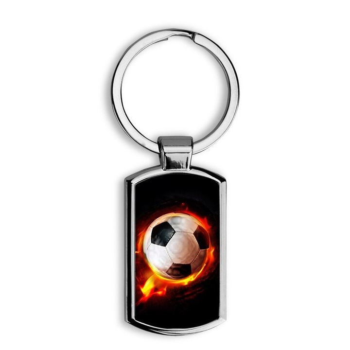 Foci mintás fém kulcstartó 1