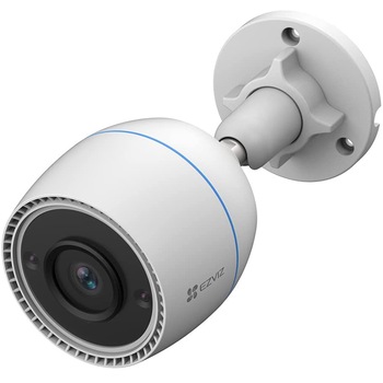 Camera de supraveghere Ezviz H3c Wi-Fi Smart Home, Motion Detection, IR30m, Rezolutie 1080p, Color Night Vision, Motion Detection IR30m, IP67, Audio pick-up, Accepta MicroSD de pana la 512 GB si stocare in Ezviz CloudPlay