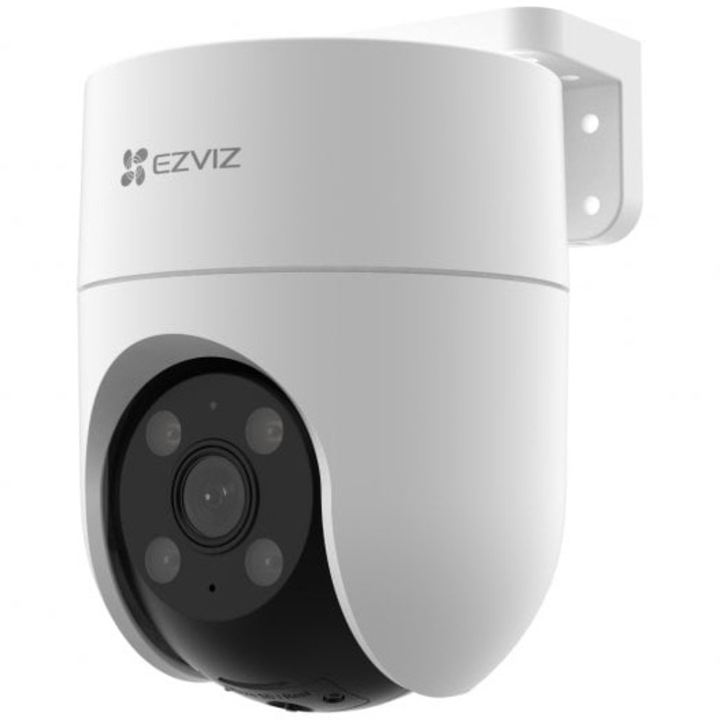 Camera de supraveghere Ezviz H8c 2K Pan & Tilt Wi-Fi, 2304 × 1296, Auto-Tracking, Color Night Vision IR30m, IP67