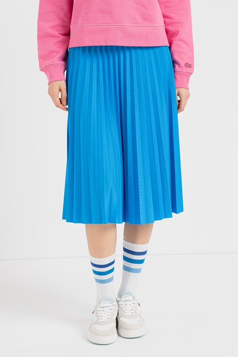 Lacoste, Плисирана пола, Ледено синьо, XL