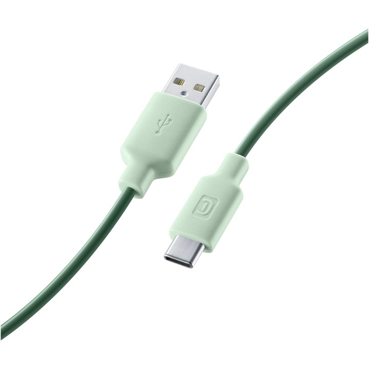 Cablu Date Cellularline, Stycolor USB-C 100cm, Verde