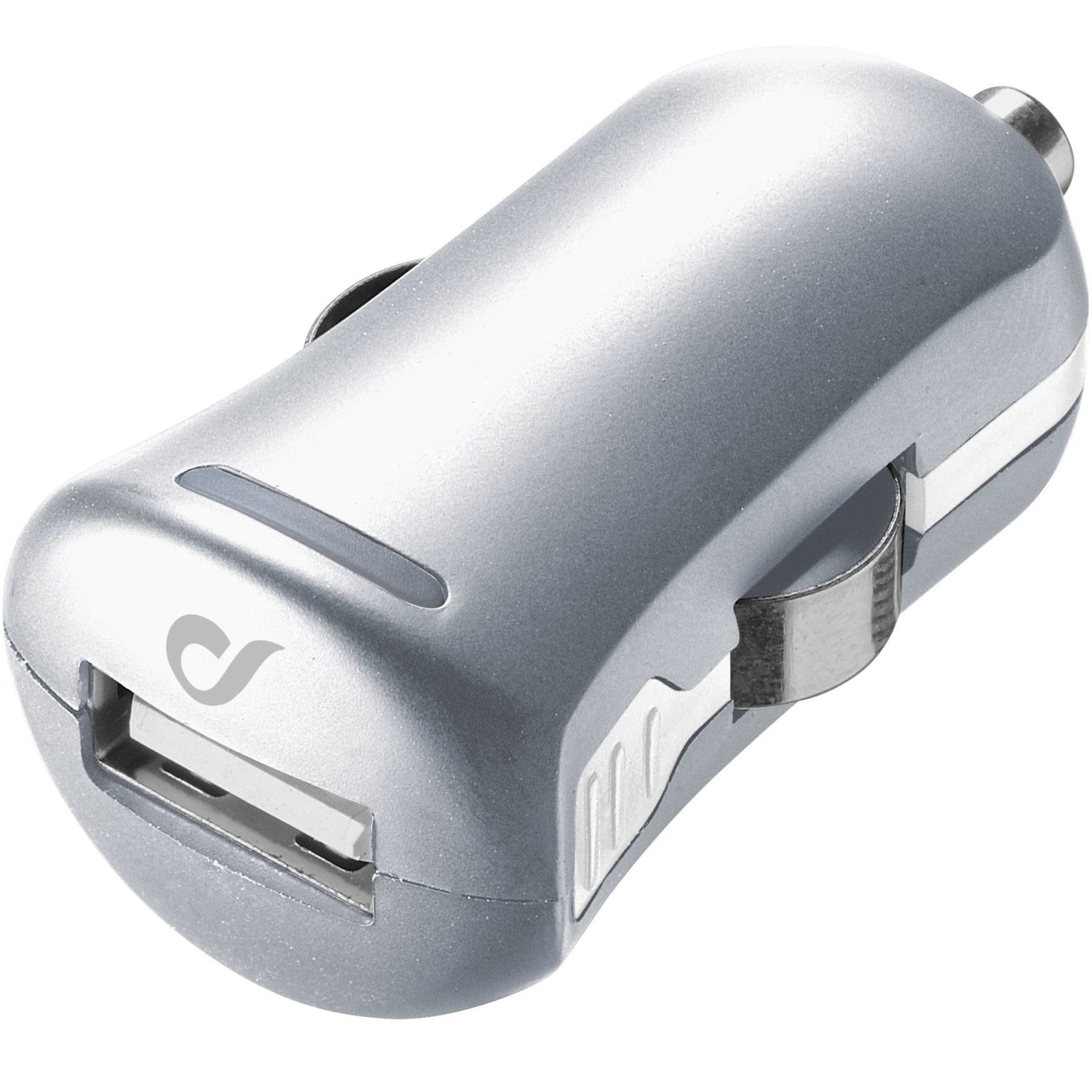 Incarcator Auto Cellularline UniqDesign 1XUSB 10W, Gri