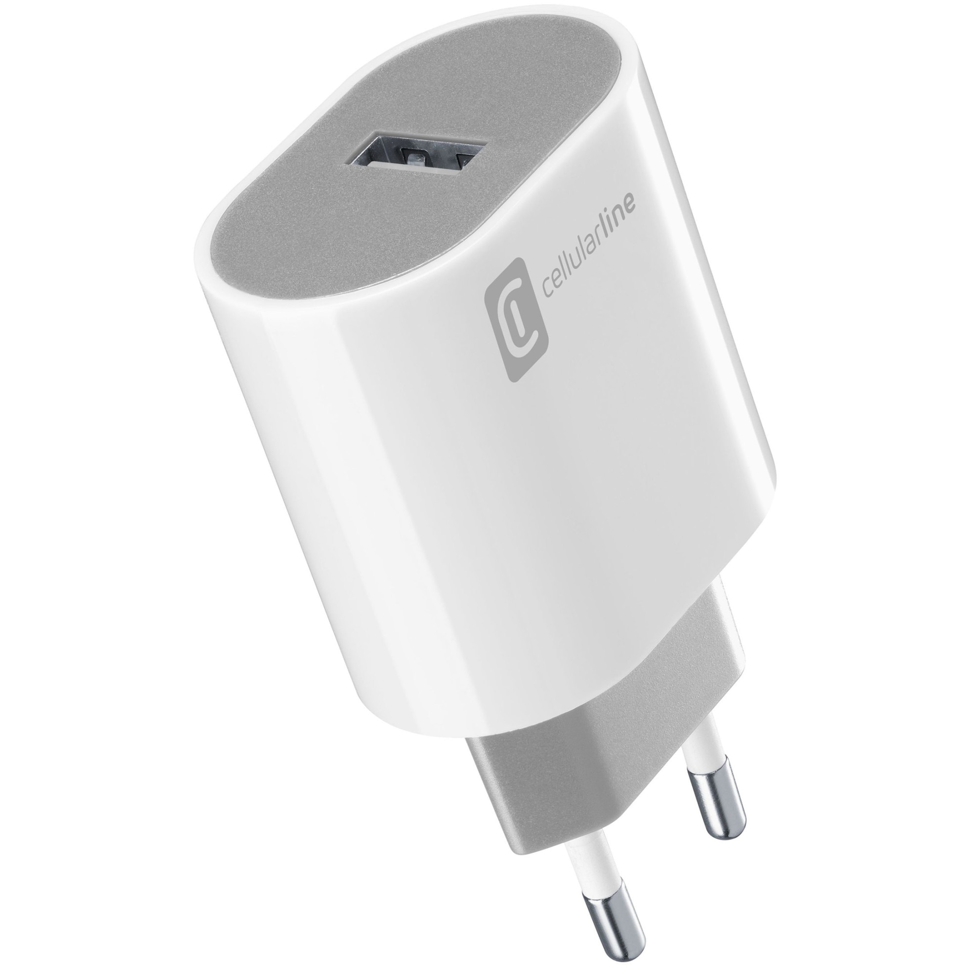 Incarcator retea Cellularline StyleColor 1XUSB 12W, Alb