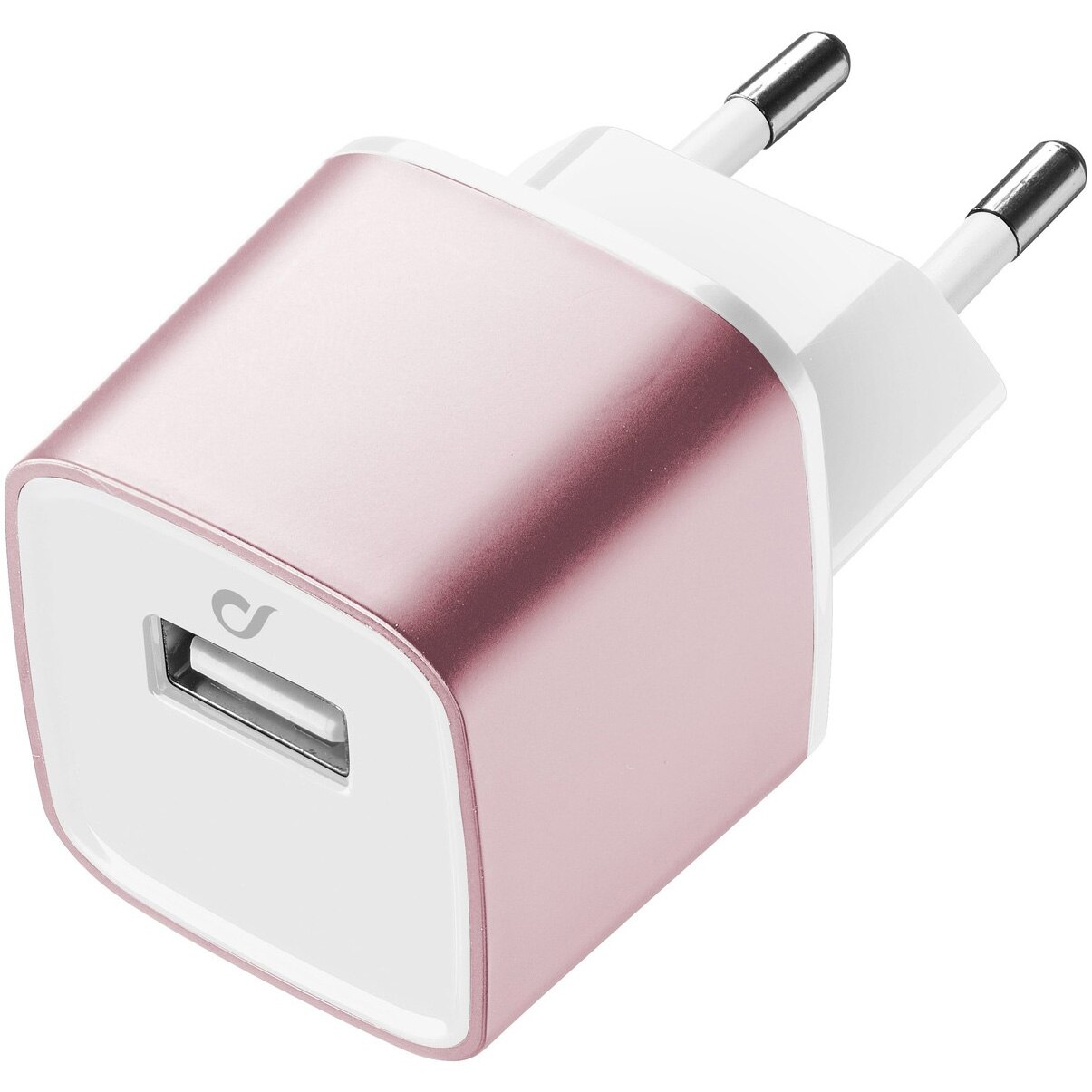 Incarcator retea Cellularline UniqDesign 1XUSB 10W, Alb-Roz