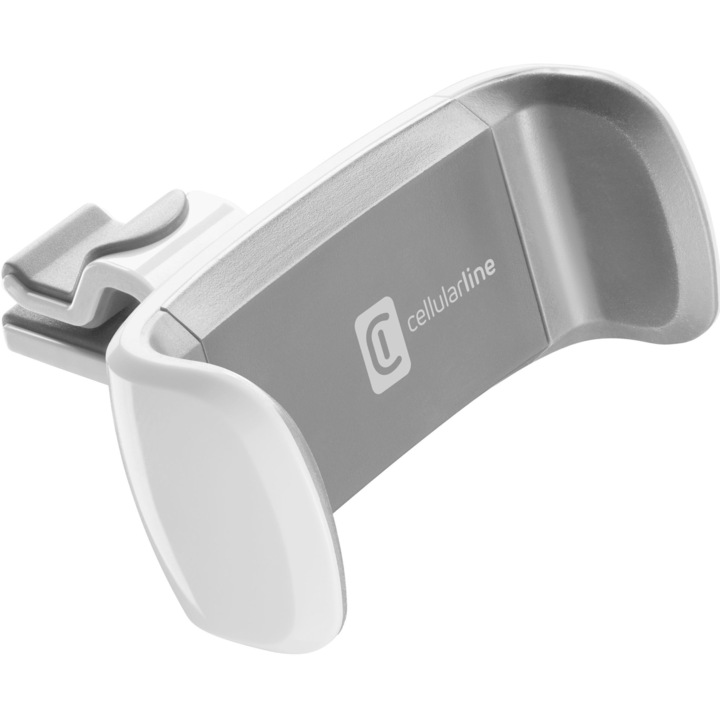 Поставка за телефон Cellularline, Universal EasyColor, За кола, Бял