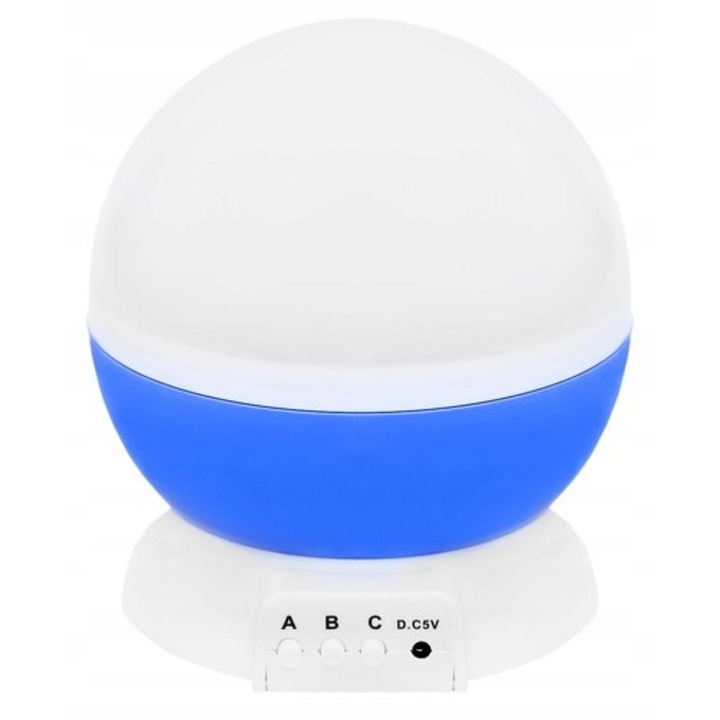 Proiector LED Starry Sky - 13,5 x 12,7 cm - Albastru