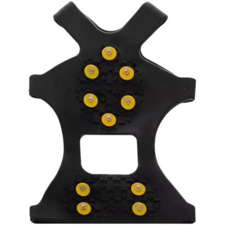 Set 2 x crampoane drumetie, Trizand, Negru, M