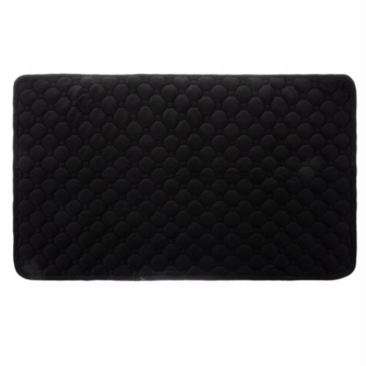 Covor igienic animale, Purlov, Bumbac, 70 x 50 cm, Negru