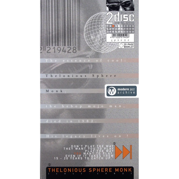 Thelonious Monk: Modern Jazz Archive [2CD]